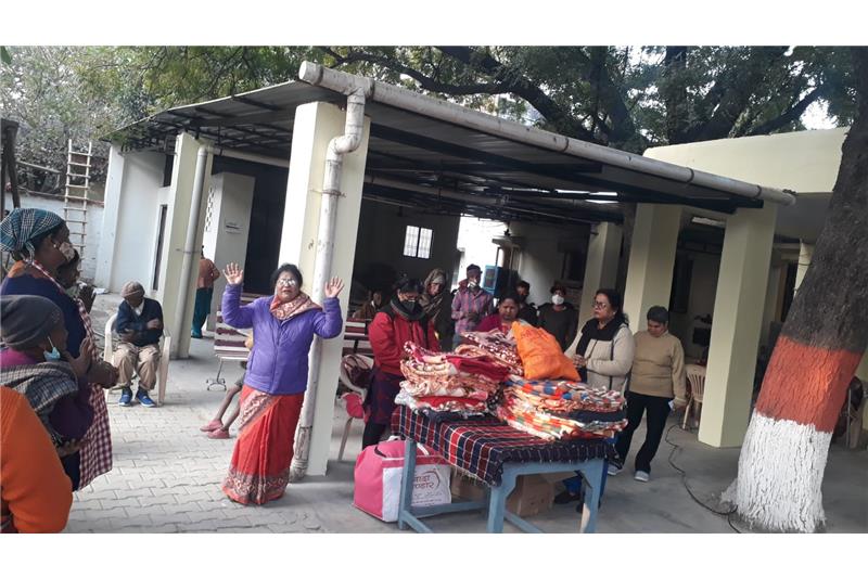 Ms Meena Singh haa donated blankets 30 nos on 21.12.21