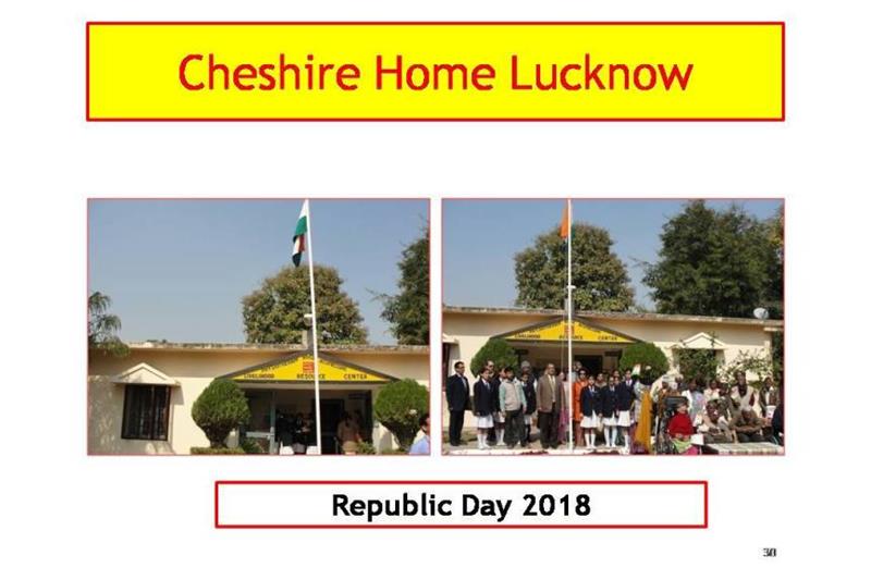 Cheshire Homes Lucknow presentation at National Council AGM at Bangalore on 24 Feb 2018