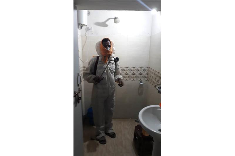 Residents starting their day at Cheshire Home