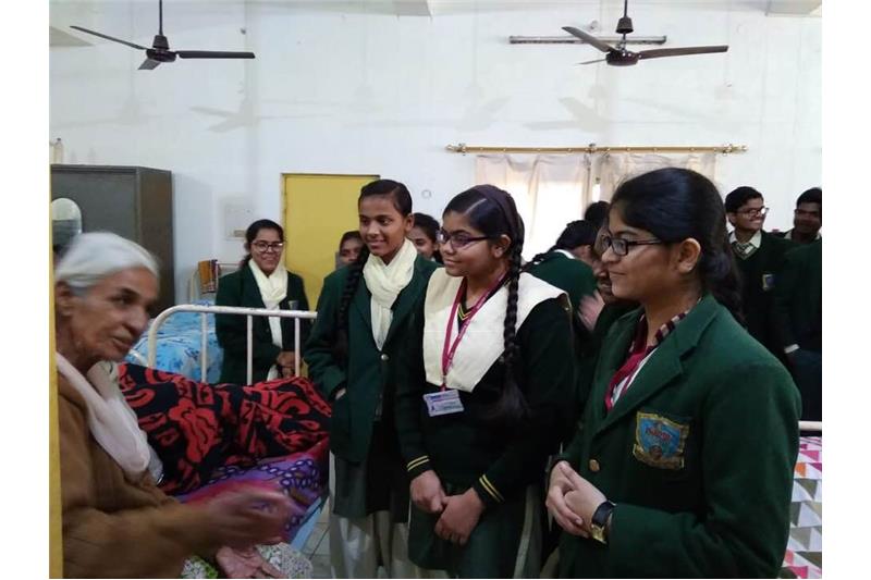 Children from SKD Academy visited the Cheshire Home Today. 29/1/2019