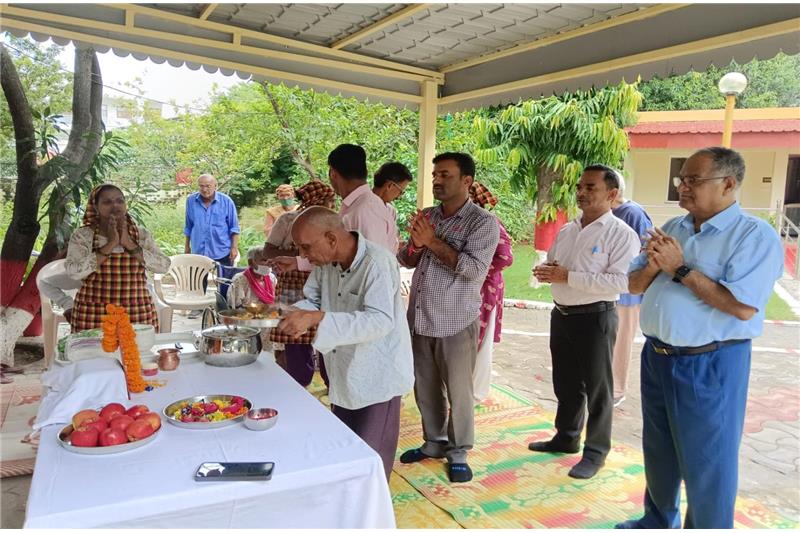 Vishwakarma Puja was celebrated at Cheshire Home Lucknow on 17 Sept 24