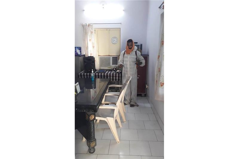 Residents starting their day at Cheshire Home