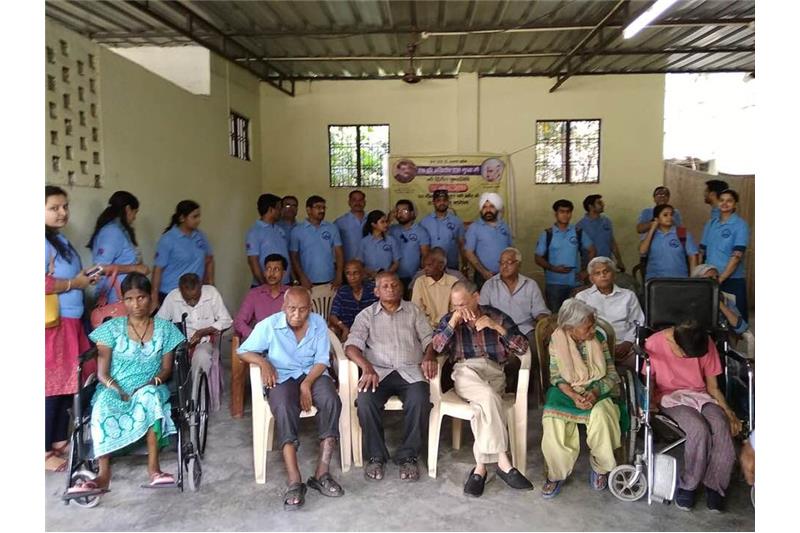 Cultural Program & Donations by Mr.Suresh Patel & BBD Students 12 April 2019