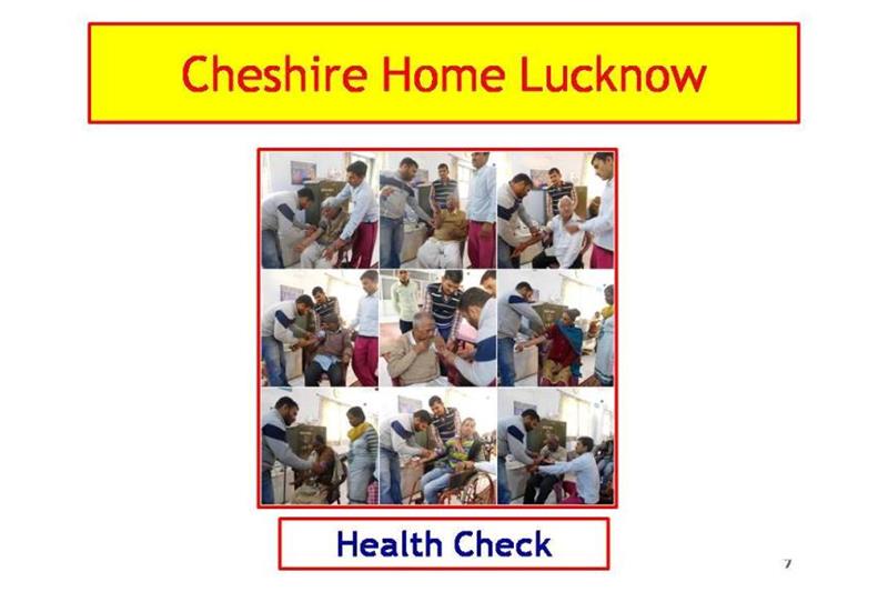 Cheshire Homes Lucknow presentation at National Council AGM at Bangalore on 24 Feb 2018