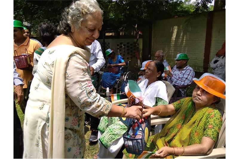 Independence Day and Raksha Bandhan Celebrations at Cheshire Home Lucknow on 15 Aug 2019