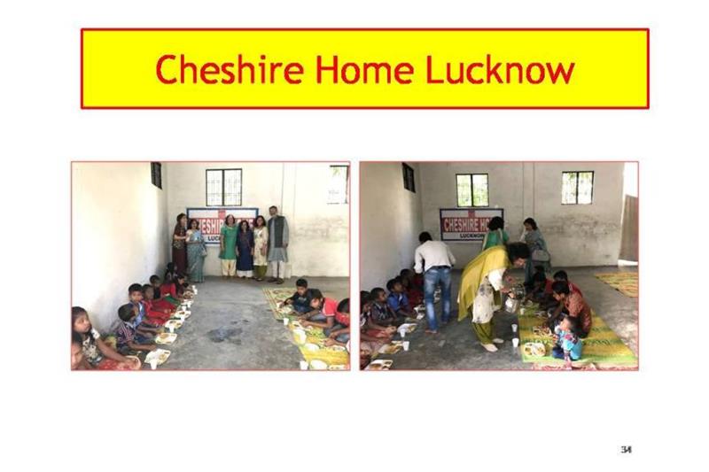 Cheshire Homes Lucknow presentation at National Council AGM at Bangalore on 24 Feb 2018