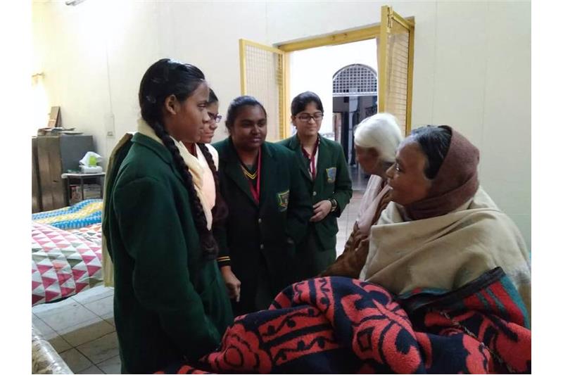 Children from SKD Academy visited the Cheshire Home Today. 29/1/2019