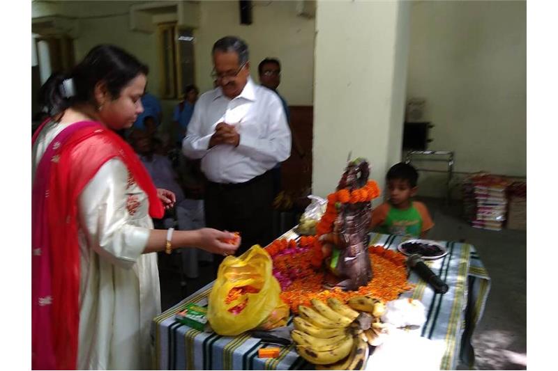 Cultural Program & Donations by Mr.Suresh Patel & BBD Students 12 April 2019