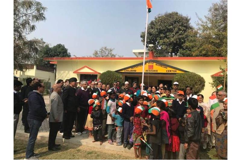 Republic Day celebrations at Cheshire Home Lucknow