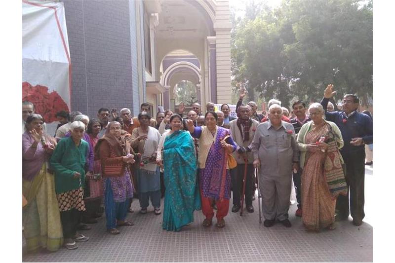 Our residents were invited to the Loreto Convent Lucknow for the Senior Citizens Day