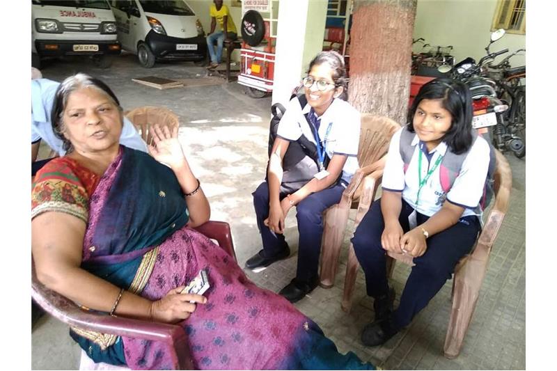 The Children and teachers of CMS Kanpur road Lucknow donated daily use items, old clothes 30 April 2019  