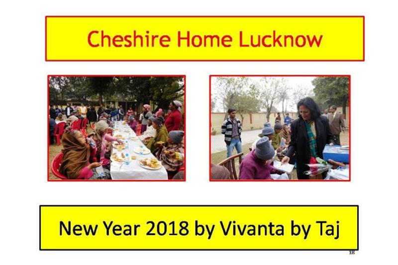 Cheshire Homes Lucknow presentation at National Council AGM at Bangalore on 24 Feb 2018