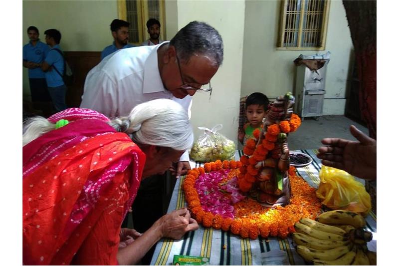 Cultural Program & Donations by Mr.Suresh Patel & BBD Students 12 April 2019