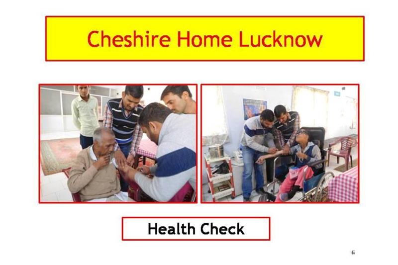 Cheshire Homes Lucknow presentation at National Council AGM at Bangalore on 24 Feb 2018