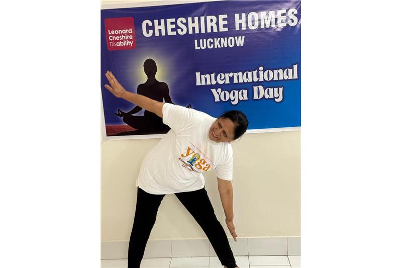 Yoga Day Celebration at Cheshire Home Lucknow on 21 Jun 25