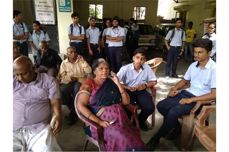 The Children and teachers of CMS Kanpur road Lucknow donated daily use items, old clothes 30 April 2019  