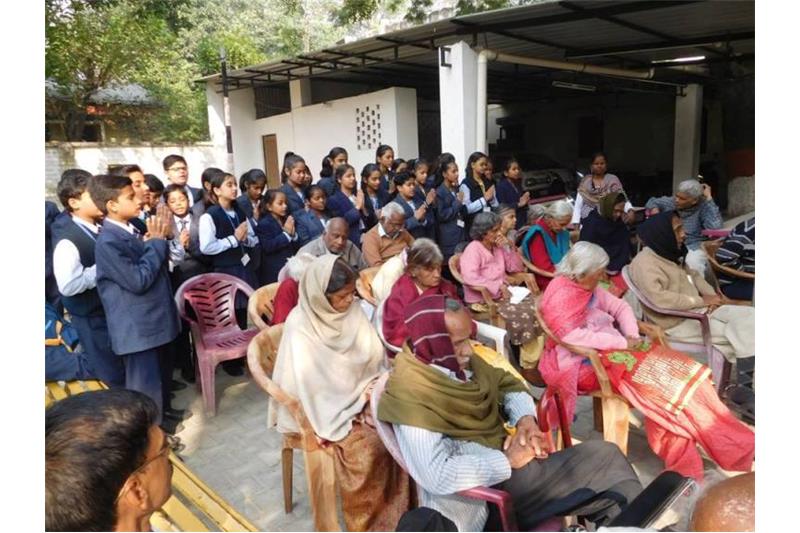 CMS Kanpur Road Children Visit Cheshire Home Lucknow