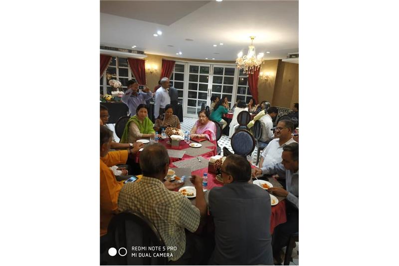 Mr and Mrs Sudhir Halwasiya hosted the Residents of Cheshire Home at Cappuccino Blast 11 April 