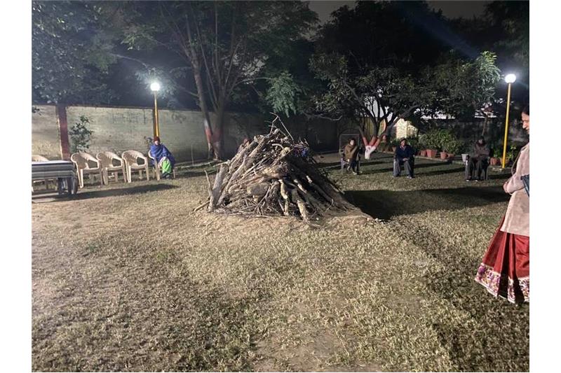 Lohri Celebrations at Cheshire Home Lucknow 14 Jan 2020