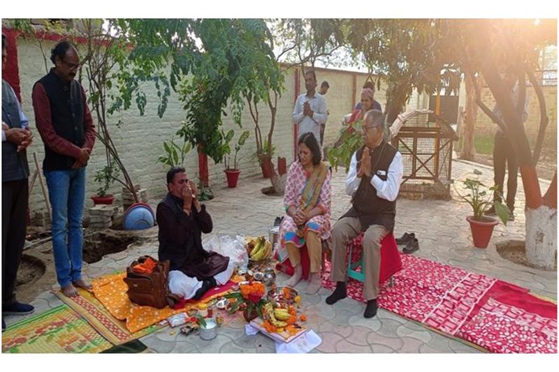 Bhomi Poojan for Construction of Prayer Room - 17 Feb 2023