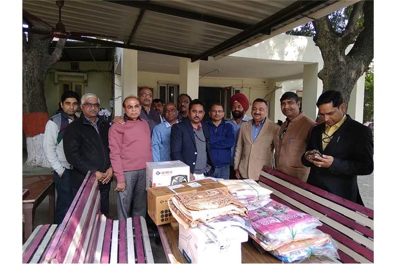 All India MES civilian Engineers Association AHQ Lucknow" came to the Cheshire home 12 Feb 2020