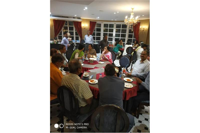 Mr and Mrs Sudhir Halwasiya hosted the Residents of Cheshire Home at Cappuccino Blast 11 April 